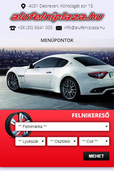 AlufelniPlaza - Alufelni áruház | TGweb.hu